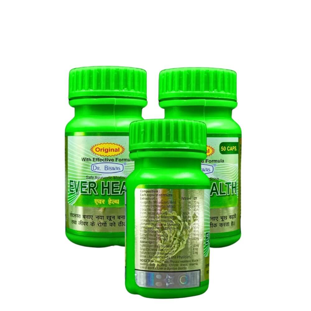 Ayurvedic Ever Health Capsule and Tonic(Pack Of 2) - HEALTH AIM PHARMACY