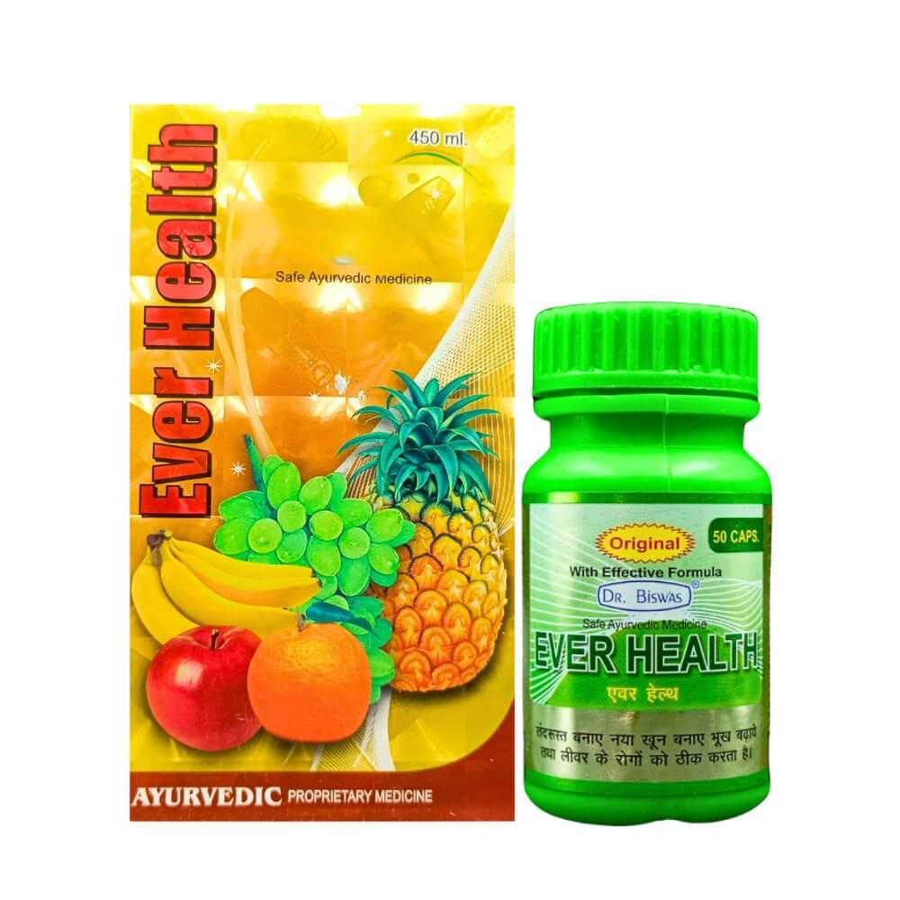 Ayurvedic Ever Health Capsule and Tonic(Pack Of 2) - HEALTH AIM PHARMACY