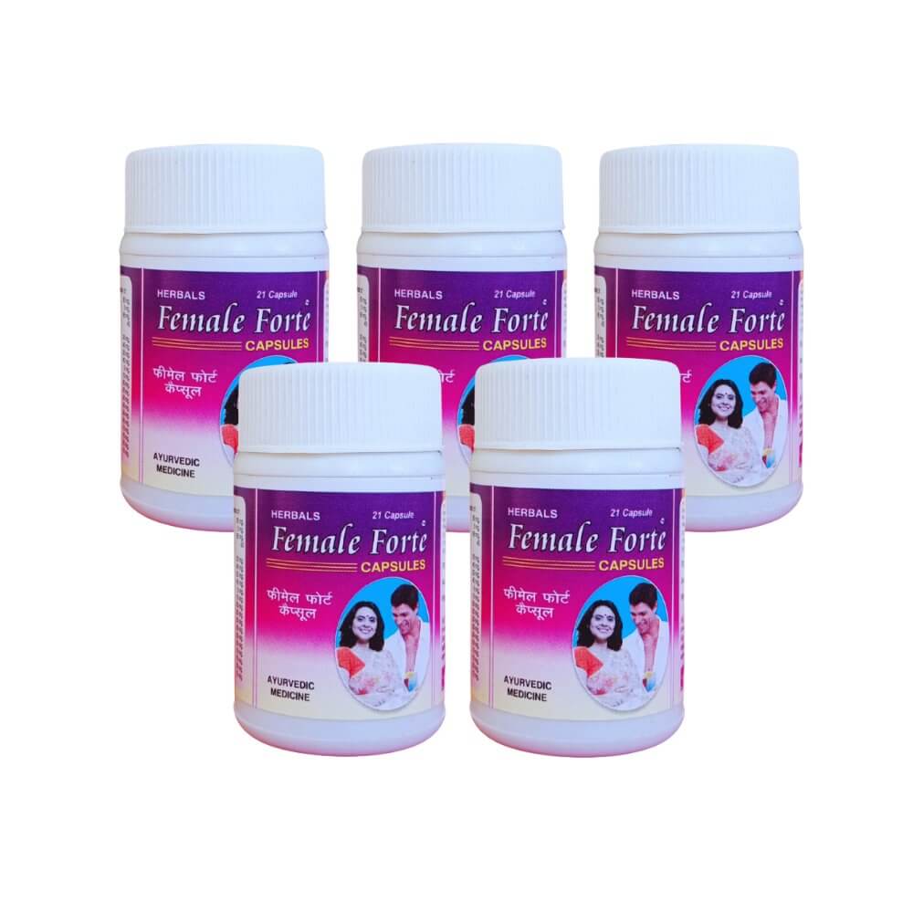 Ayurvedic Female Forte 21 Capsule (Pack of 5) - HEALTH AIM PHARMACY
