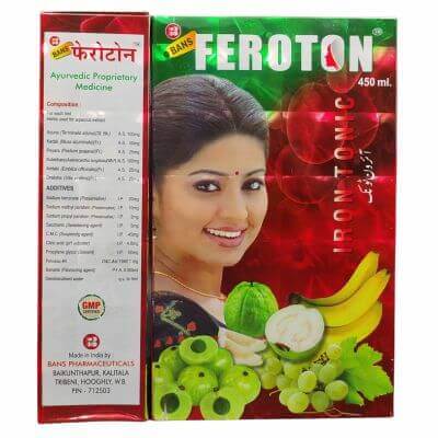 Ayurvedic Feroton Iron Tonic 450ml (pack of 2) - HEALTH AIM PHARMACY