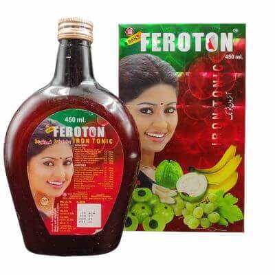 Ayurvedic Feroton Iron Tonic 450ml (pack of 2) - HEALTH AIM PHARMACY