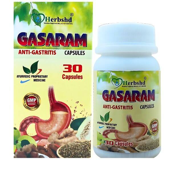 Ayurvedic Gasaram gas relief capsules - HEALTH AIM PHARMACY
