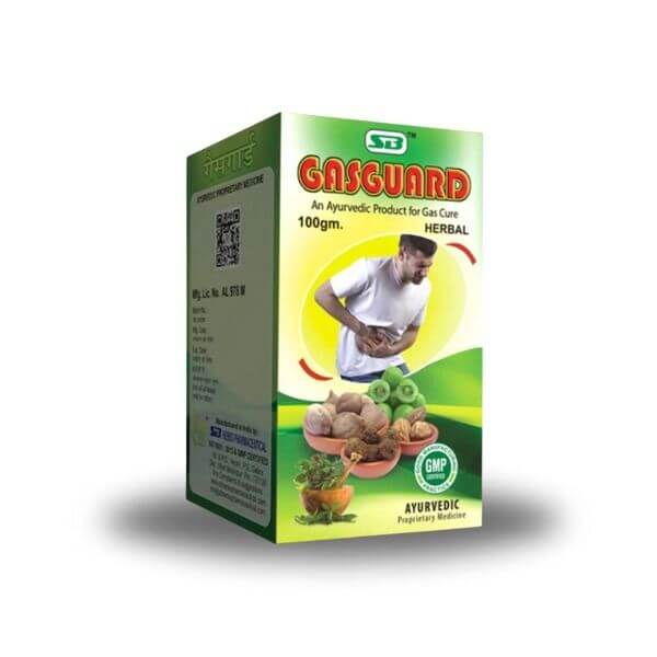 Ayurvedic Gasguard Powder 100gm. (pack of 5) - HEALTH AIM PHARMACY
