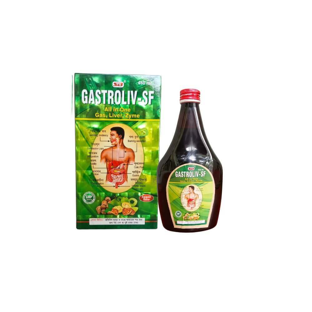 Ayurvedic Gastroliv - SF Tonic & Relieves Sonstipation (Pack of 2) - HEALTH AIM PHARMACY