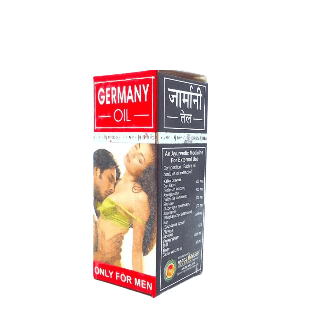 Ayurvedic Germany Oil 15ml for vitality & pleasure(Pack of 3) - HEALTH AIM PHARMACY