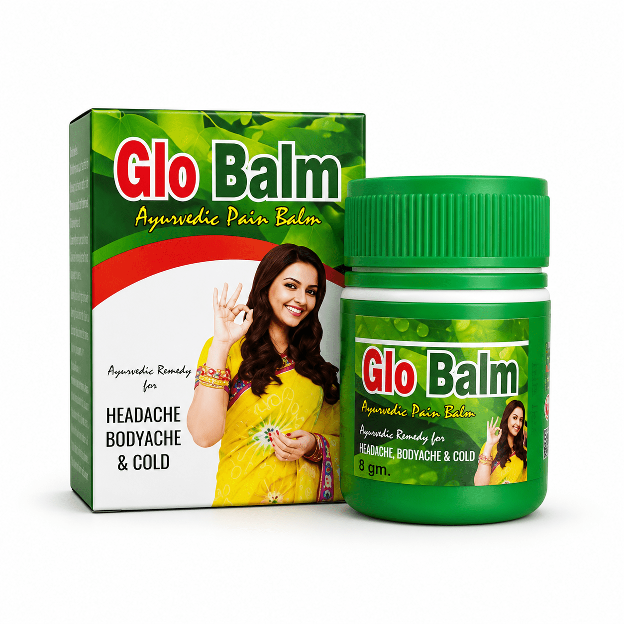 Ayurvedic Glo Balm for Pain, Headache etc (Pack of 10) - HEALTH AIM PHARMACY