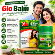 Ayurvedic Glo Balm for Pain, Headache etc (Pack of 10) - HEALTH AIM PHARMACY