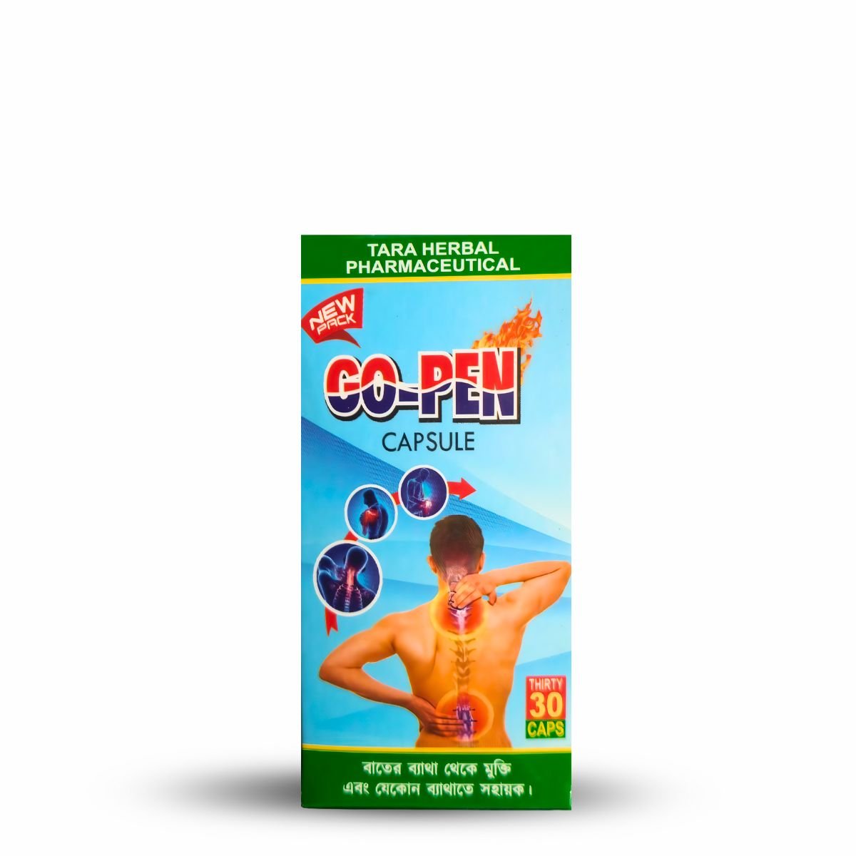 Ayurvedic GO - PEN Capsule and GO - PEN Oil For Pain Relief | 30 Caps & 100ml | Combo Pack - HEALTH AIM PHARMACY