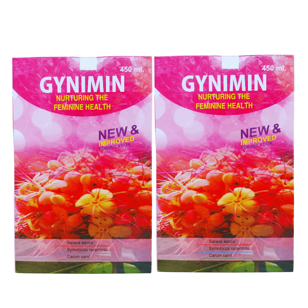 Ayurvedic Gynimin Tonic (450ml.) pack of 2 - HEALTH AIM PHARMACY