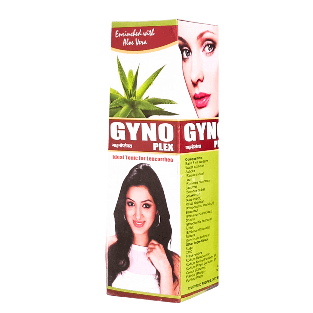Ayurvedic Gyno Plex Tonic 300 ml( Pack of 3) - HEALTH AIM PHARMACY