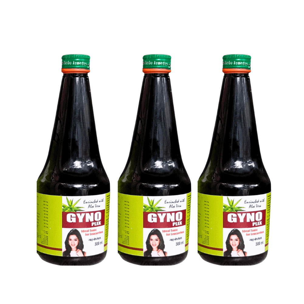 Ayurvedic Gyno Plex Tonic 300 ml( Pack of 3) - HEALTH AIM PHARMACY