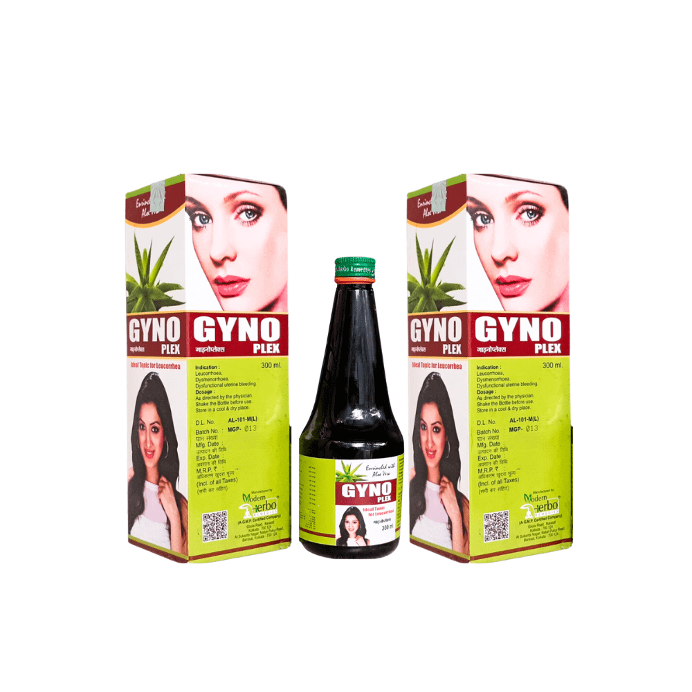 Ayurvedic Gyno Plex Tonic 300 ml( Pack of 3) - HEALTH AIM PHARMACY