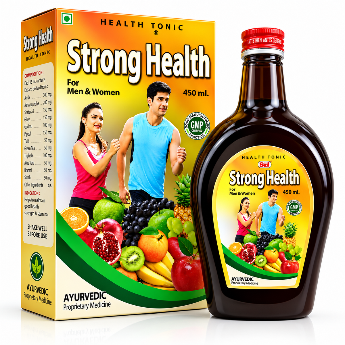Ayurvedic Health Aim Capsule Pack of 2 + Get Strong Health Tonic FREE - HEALTH AIM PHARMACY