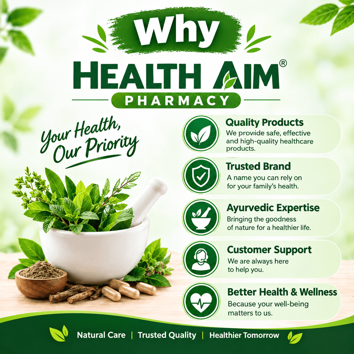 Ayurvedic Health Aim Plus Capsule & Gasaram Capsule Combo Pack of 2 + Get Best Health Tonic FREE - HEALTH AIM PHARMACY
