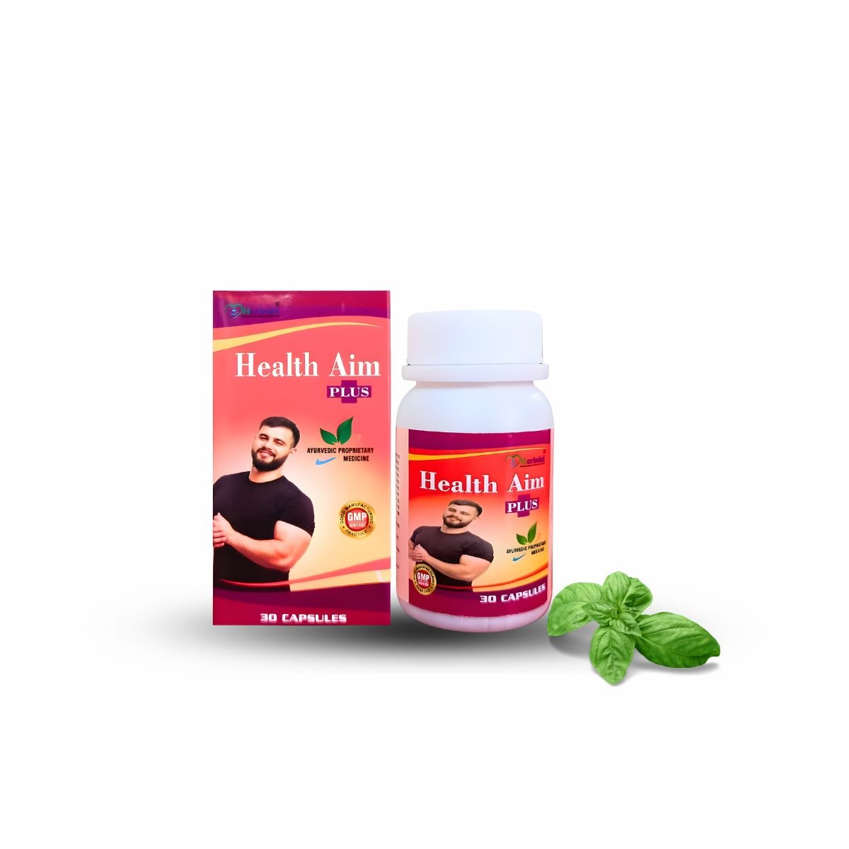 Ayurvedic Health Aim Plus Capsules for Gain Weight | Boost Immunity | 30 Caps | Ayurvedic Weight Gainer Body Fitness Capsule - HEALTH AIM PHARMACY