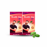 Ayurvedic Health Aim Plus Capsules for Gain Weight | Boost Immunity | 30 Caps | Ayurvedic Weight Gainer Body Fitness Capsule | Pack of 2 - HEALTH AIM PHARMACY