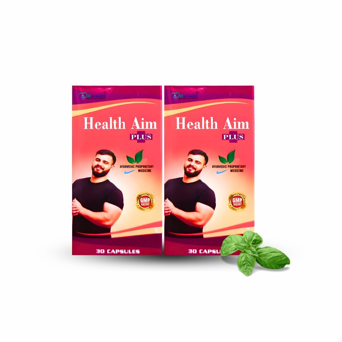 Ayurvedic Health Aim Plus Capsules for Gain Weight | Boost Immunity | 30 Caps | Ayurvedic Weight Gainer Body Fitness Capsule | Pack of 2 - HEALTH AIM PHARMACY