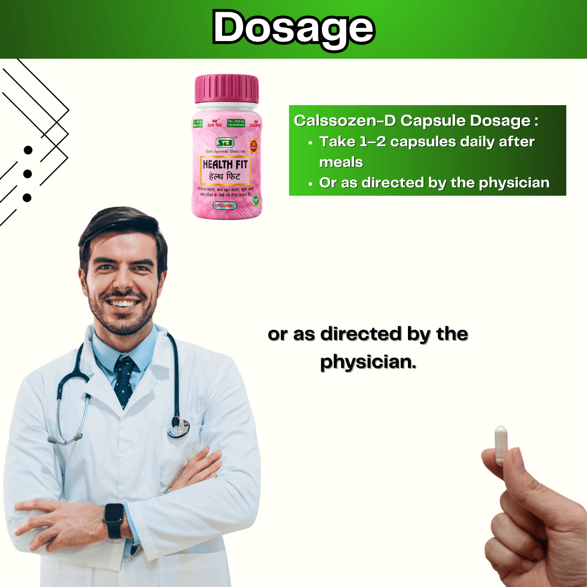 Ayurvedic Health Fit Capsules | Herbal Supplement for Energy, Immunity & Weight Management | Supports Metabolism, Digestion & Overall Wellness | Men & Women | Pack of 3 - HEALTH AIM PHARMACY