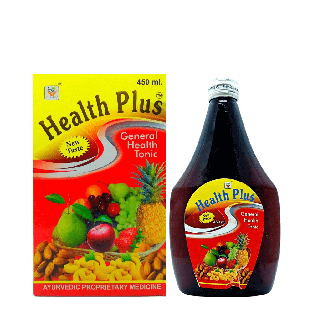 Ayurvedic Health Plus General Health Tonic 450ml ( pack of 3 ) - HEALTH AIM PHARMACY
