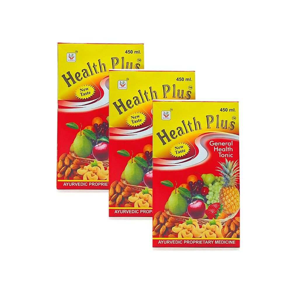 AYURVEDIC HEALTH PLUS SYRUP (pack of 3) - HEALTH AIM PHARMACY