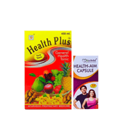Ayurvedic Health Plus Tonic &amp; Health - Aim Capsule (Combo Pack) - HEALTH AIM PHARMACY