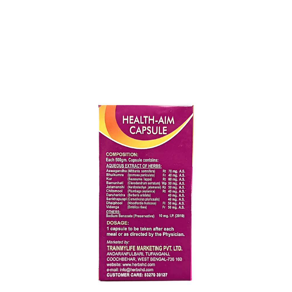 Ayurvedic Health Plus Tonic &amp; Health - Aim Capsule (Combo Pack) - HEALTH AIM PHARMACY