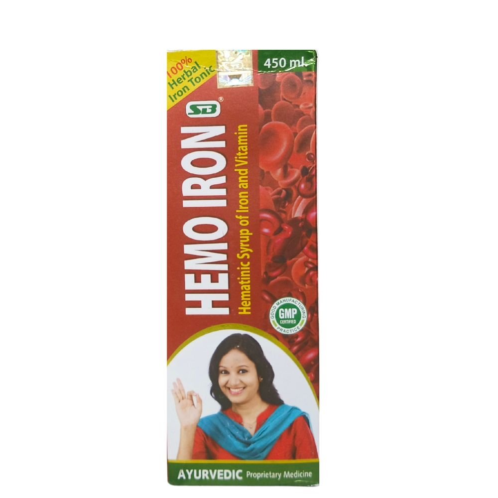 AYURVEDIC HEMO IRON TONIC 450ML. (PACK OF 2) - HEALTH AIM PHARMACY