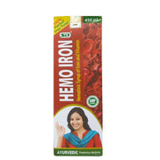 AYURVEDIC HEMO IRON TONIC 450ML. (PACK OF 2) - HEALTH AIM PHARMACY