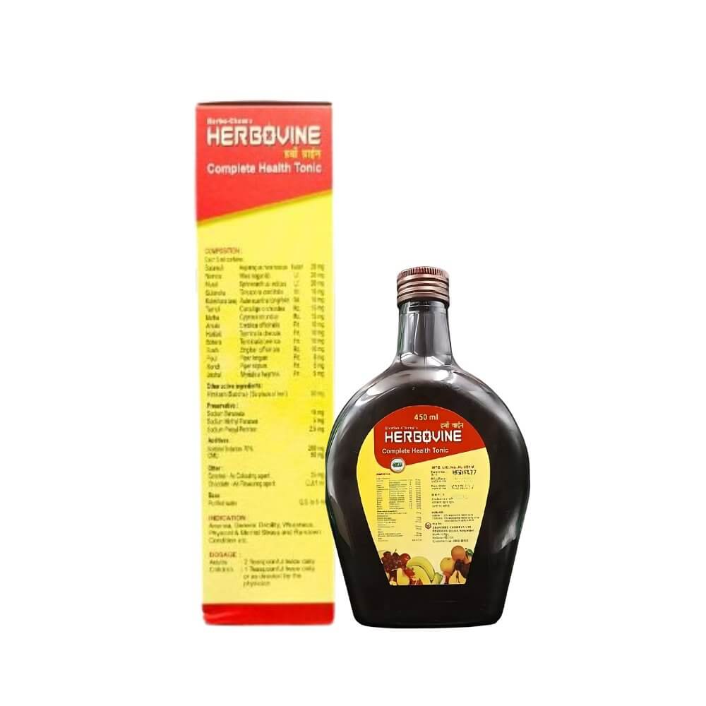Ayurvedic Herbovine Health Tonic 450ml (Pack of 2) - HEALTH AIM PHARMACY