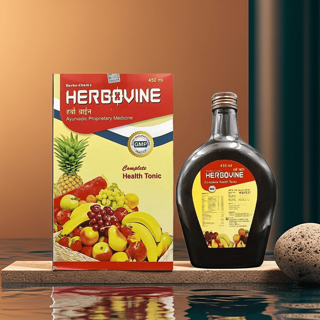 Ayurvedic Herbovine Health Tonic 450ml (Pack of 2) - HEALTH AIM PHARMACY
