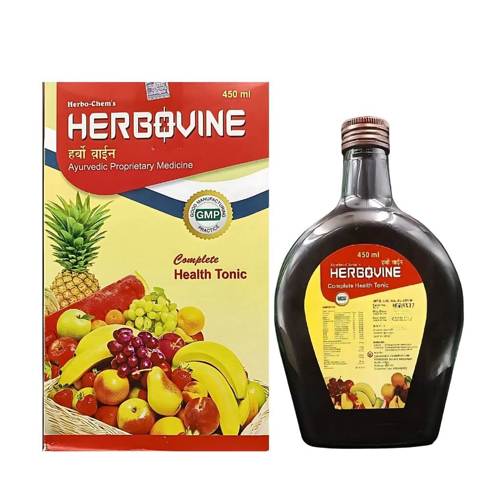 Ayurvedic Herbovine Health Tonic 450ml (Pack of 2) - HEALTH AIM PHARMACY