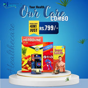 Ayurvedic Herbovine Tonic, Pain - QR Pain Oil, Calcimate Capsules & Super Health Capsules | 450ml,100ml,50cap,50cap | Big Combo Pack - HEALTH AIM PHARMACY
