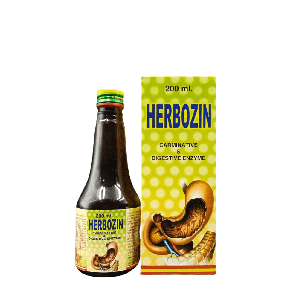 Ayurvedic Herbozin Syrup 200ml. ( pack of 3 ) - HEALTH AIM PHARMACY