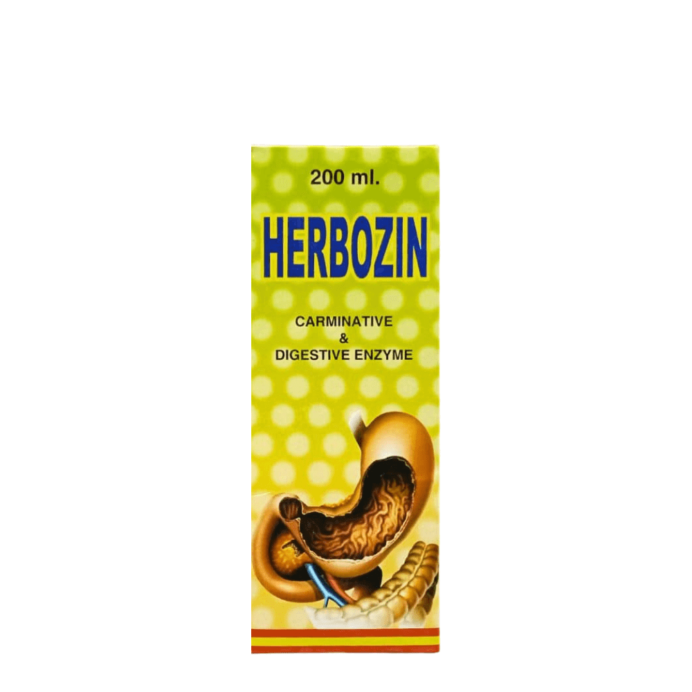 Ayurvedic Herbozin Syrup 200ml. ( pack of 3 ) - HEALTH AIM PHARMACY