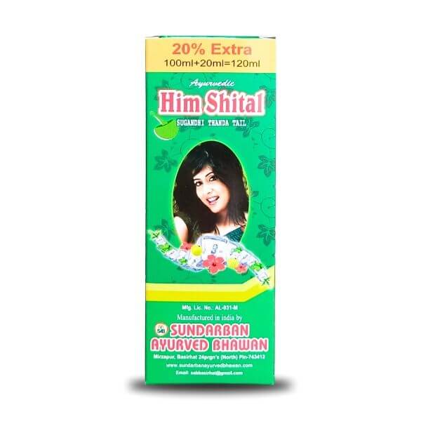 Ayurvedic Him Shital Tail 120ml. (pack of 4) - HEALTH AIM PHARMACY