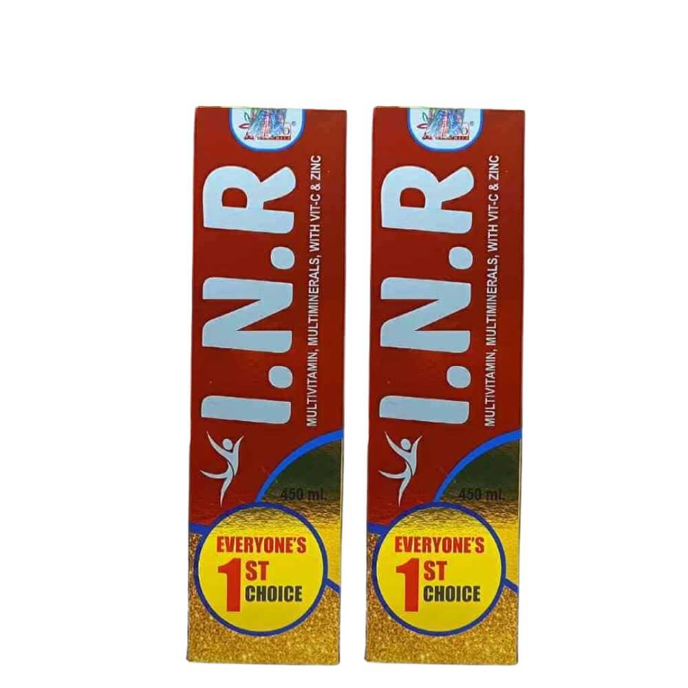 Ayurvedic I. N. R Syrup 450ml ( pack of 2 - HEALTH AIM PHARMACY