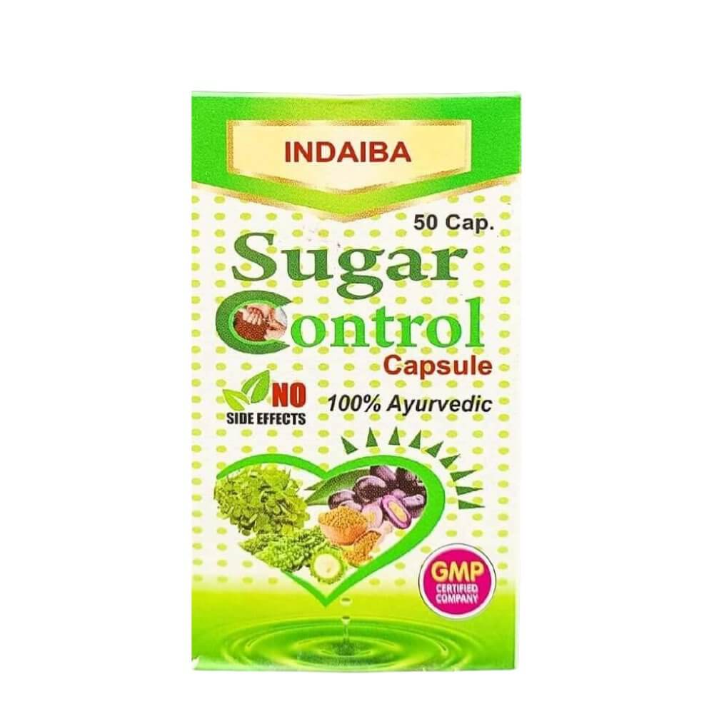 AYURVEDIC INDAIBA SUGAR CONTROL CAPSULE (PACK OF 3) - HEALTH AIM PHARMACY