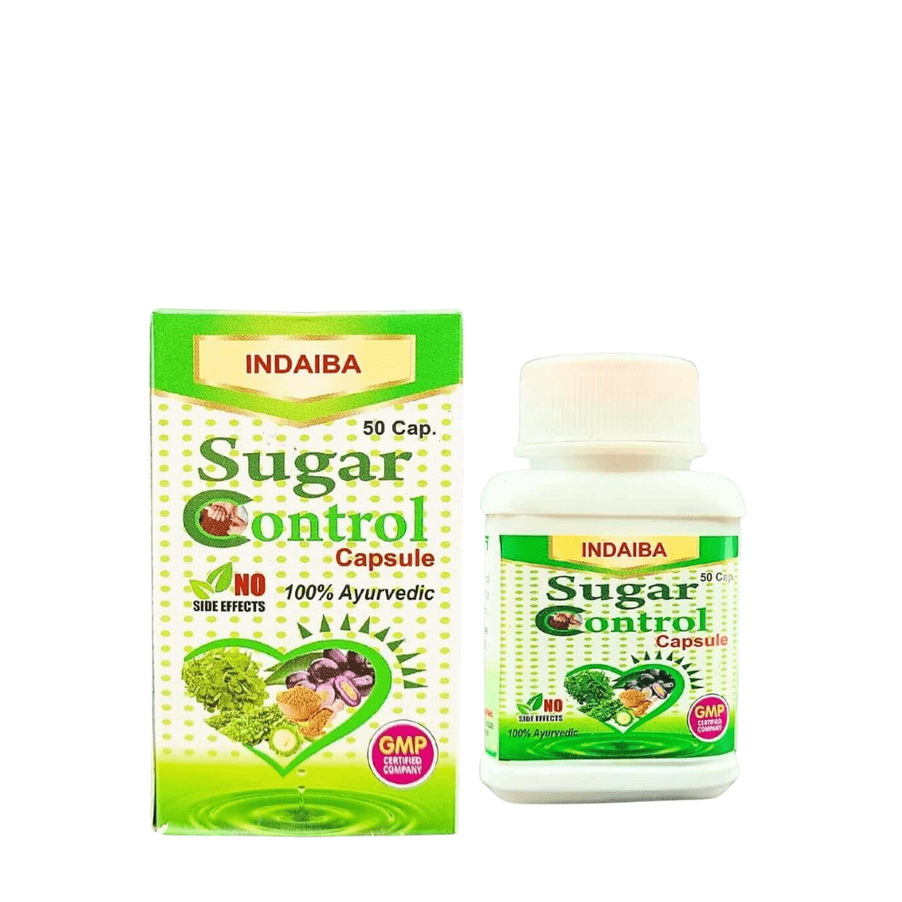 AYURVEDIC INDAIBA SUGAR CONTROL CAPSULE (PACK OF 3) - HEALTH AIM PHARMACY