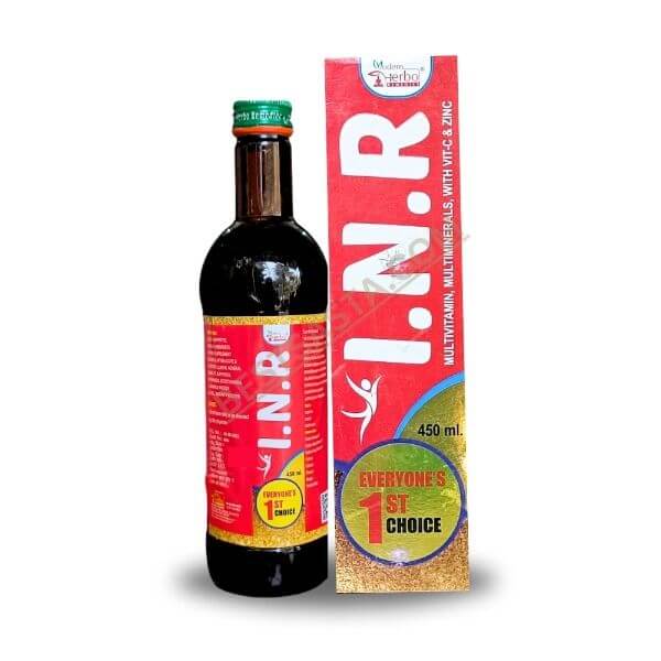 Ayurvedic I.N.R Syrup 450m - HEALTH AIM PHARMACY