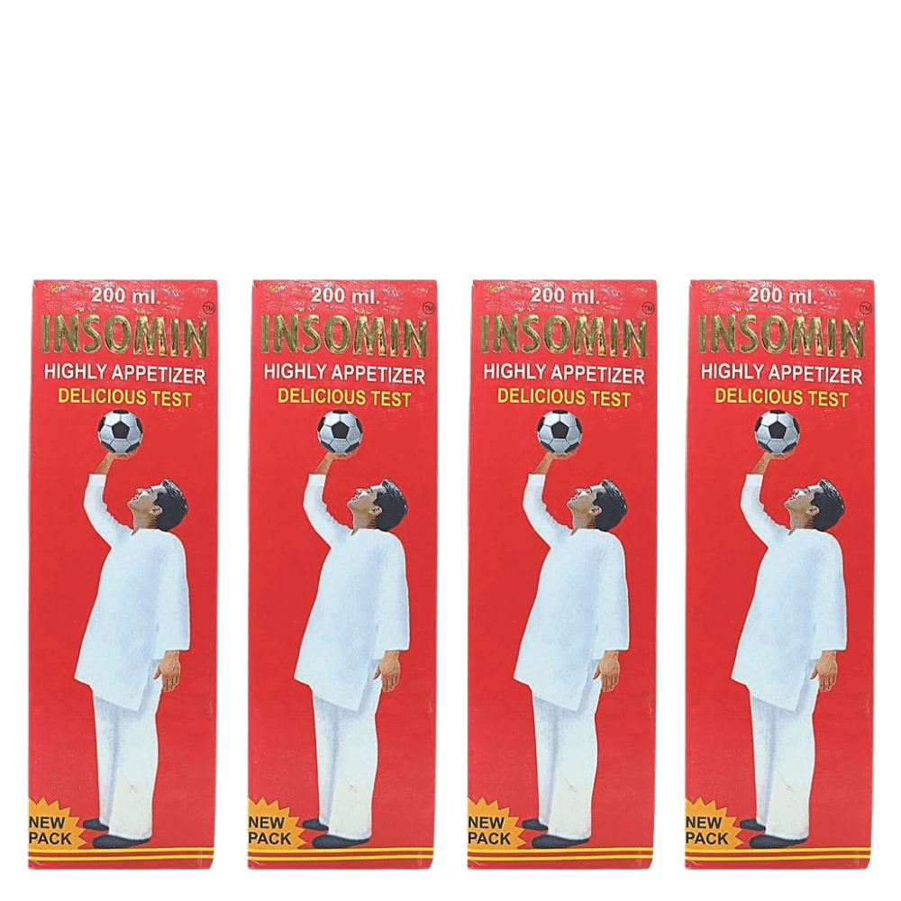 Ayurvedic Insomin Syrup 200 ml. (Pack of 4) - HEALTH AIM PHARMACY