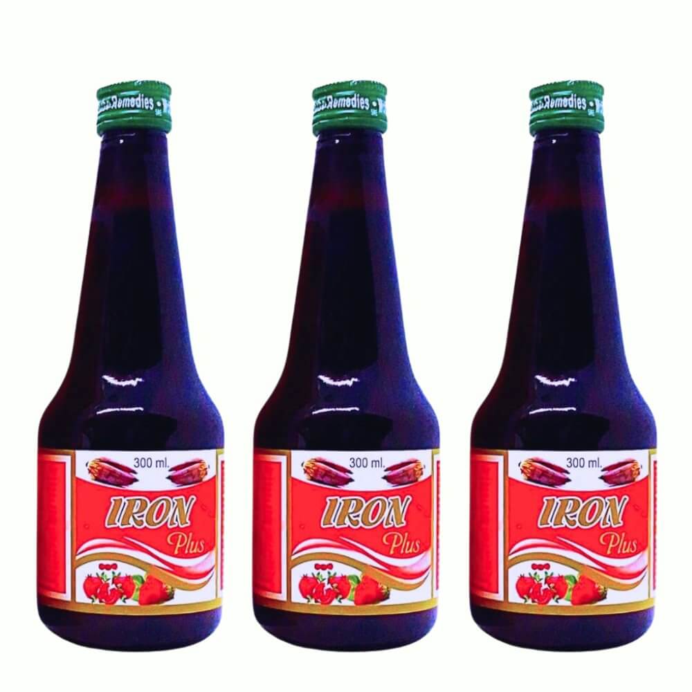 Ayurvedic Iron Plus syrup 300 ml.(pack of 2) - HEALTH AIM PHARMACY
