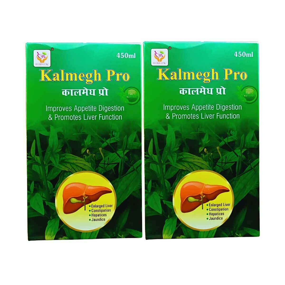 Ayurvedic Kalmegh pro tonic 450ml(pack of 2) - HEALTH AIM PHARMACY