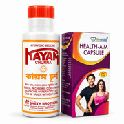 Ayurvedic Kayam Churna & Health Aim Capsule Combo | 100gm + 50caps | Combo Pack - HEALTH AIM PHARMACY