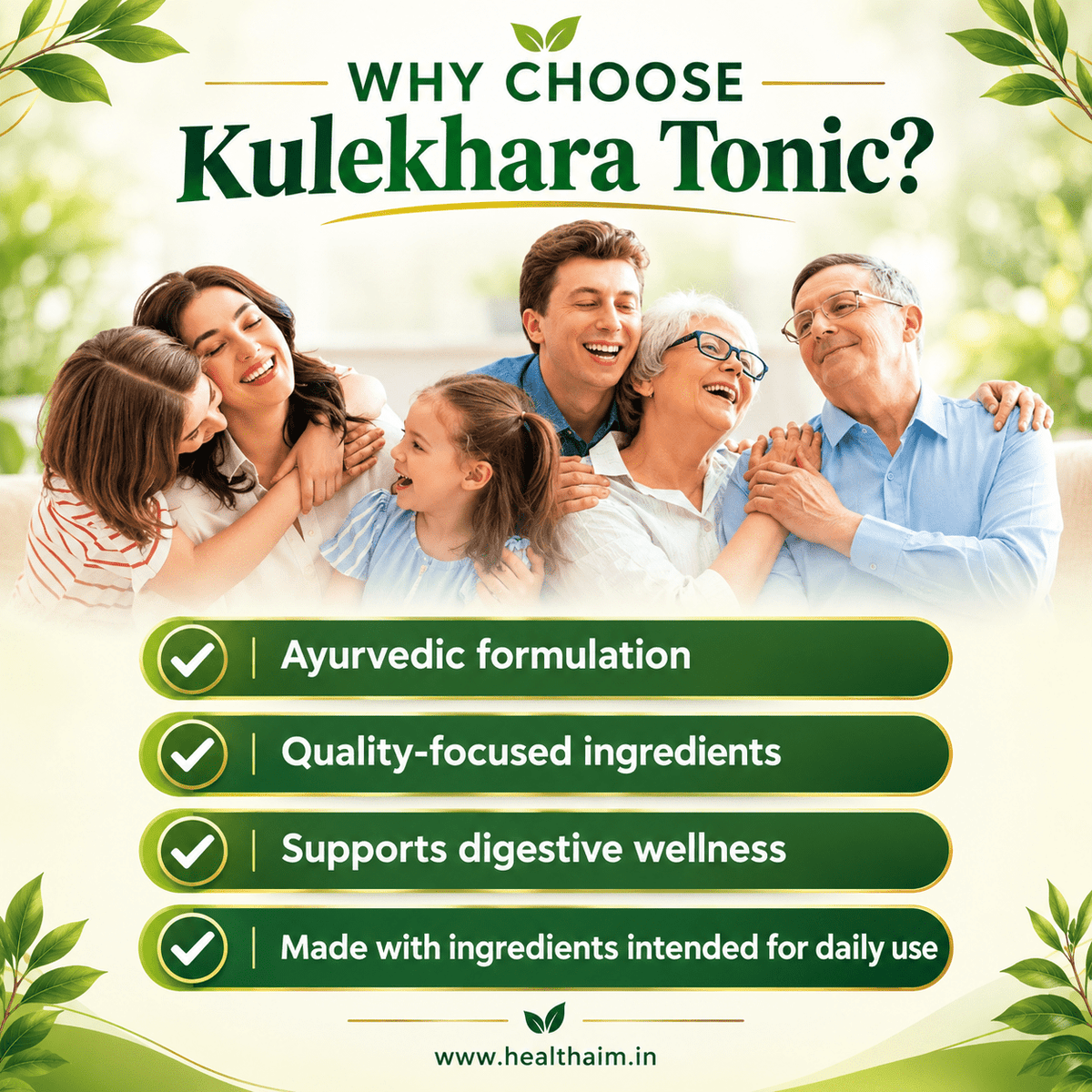 Ayurvedic Kulekhara Tonic for Iron Deficiency Anemia | 450 Ml | Pack of 2 - HEALTH AIM PHARMACY