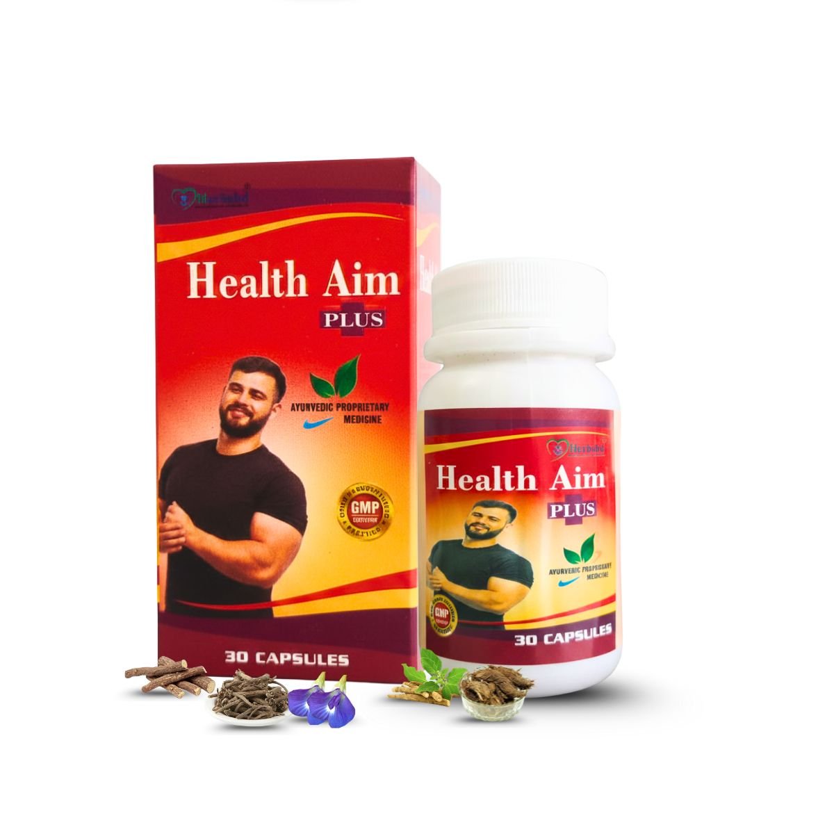 Ayurvedic Kulekhara Tonic & Health Aim Plus Capsule – Complete Blood, Heart & Strength Wellness Combo | 450ml + 30Caps - HEALTH AIM PHARMACY