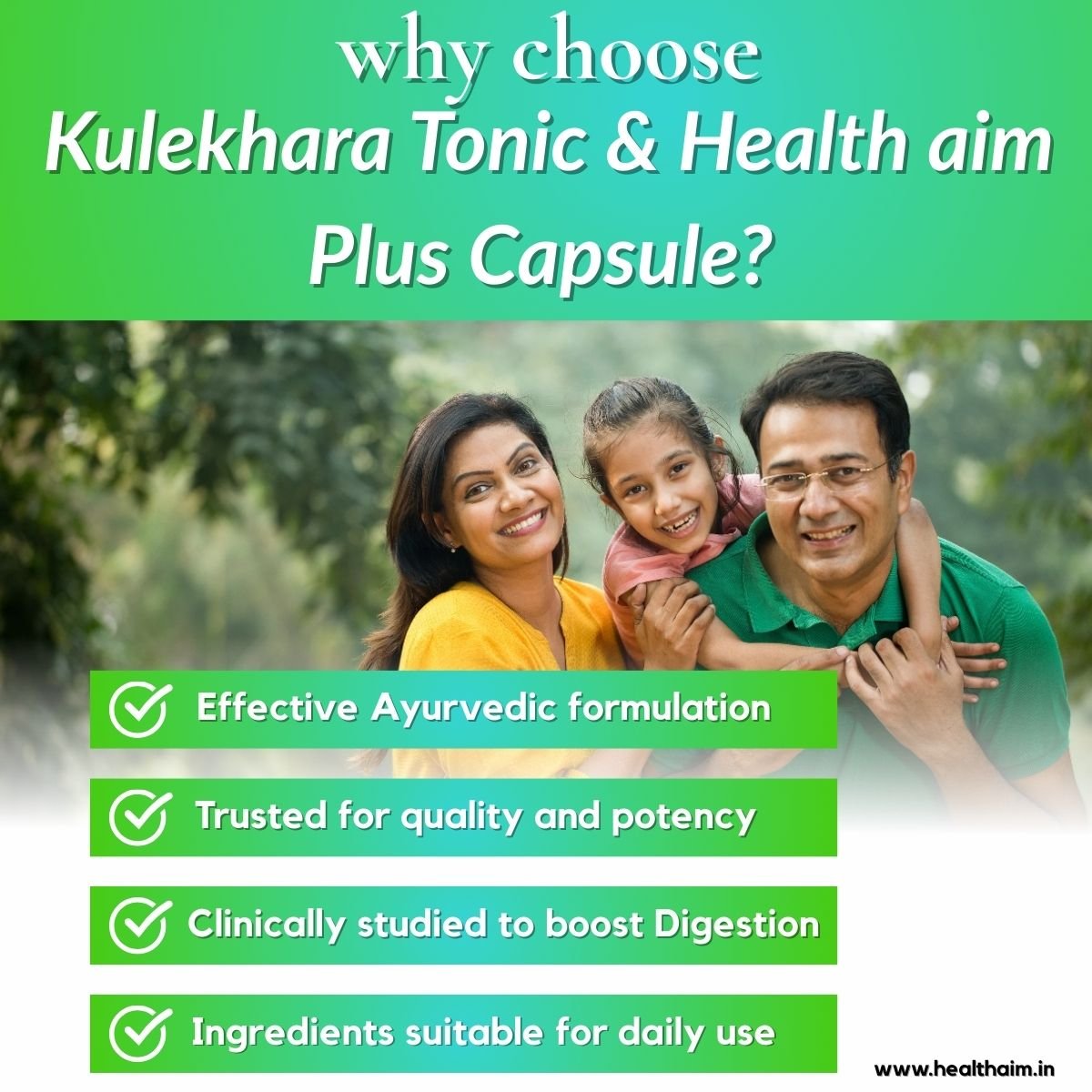 Ayurvedic Kulekhara Tonic & Health Aim Plus Capsule – Complete Blood, Heart & Strength Wellness Combo | 450ml + 30Caps - HEALTH AIM PHARMACY