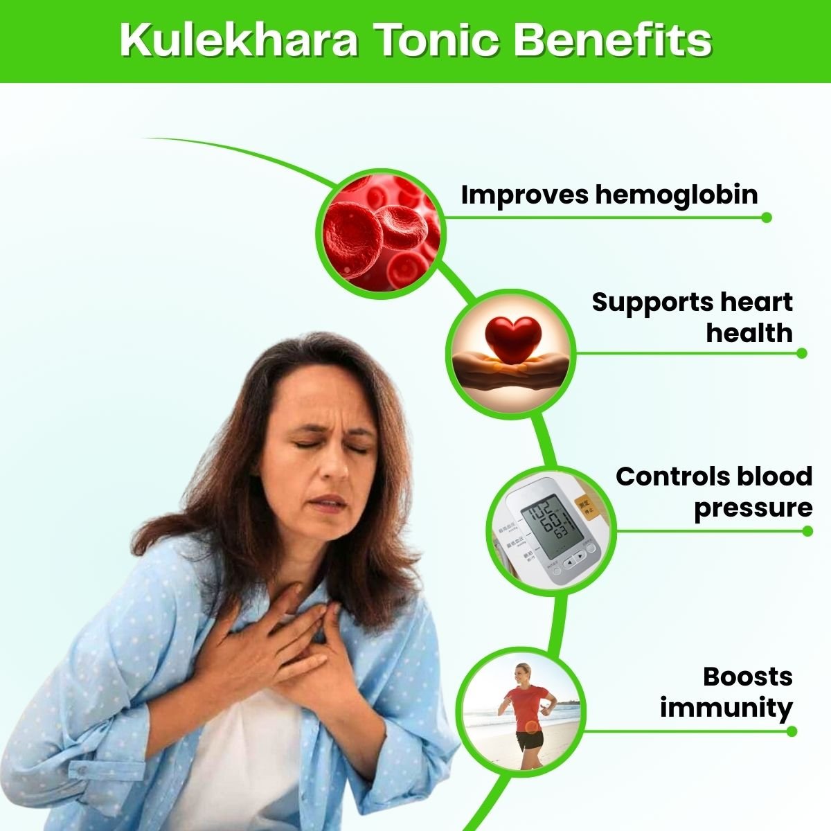 Ayurvedic Kulekhara Tonic & Health Aim Plus Capsule – Complete Blood, Heart & Strength Wellness Combo | 450ml + 30Caps - HEALTH AIM PHARMACY