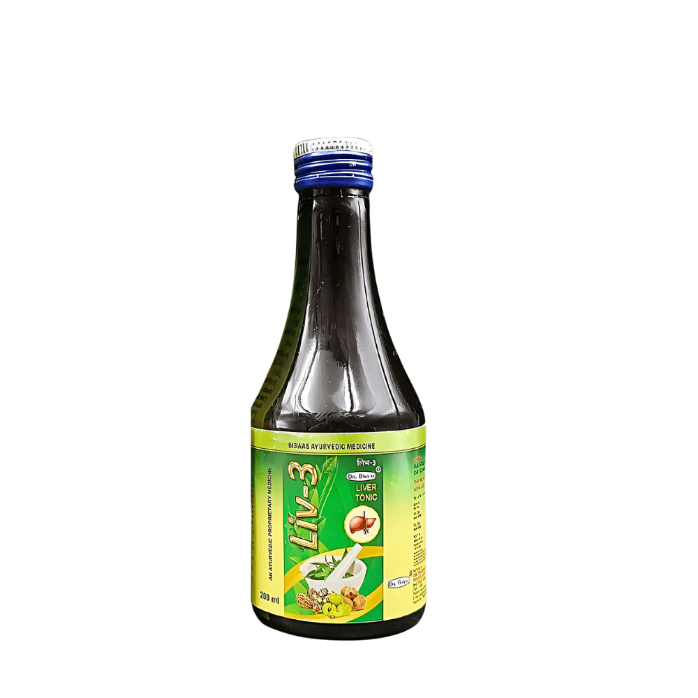 Ayurvedic Liv - 3 Liver Tonic 200ml. Pack Of 5 - HEALTH AIM PHARMACY