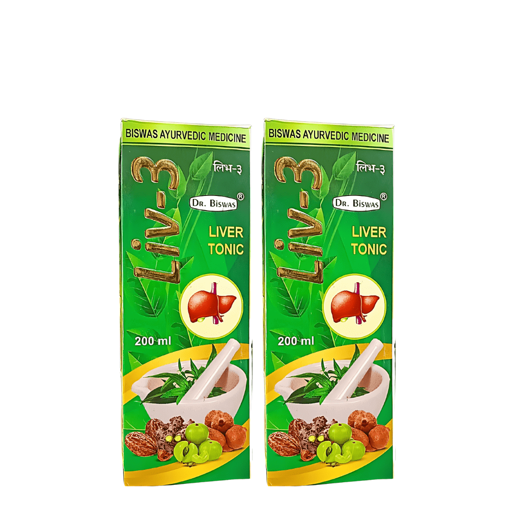 Ayurvedic Liv - 3 Liver Tonic 200ml. Pack Of 5 - HEALTH AIM PHARMACY