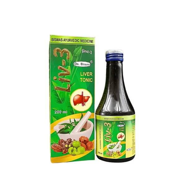 Ayurvedic Liv - 3 Liver Tonic 400ml ( pack of 3 ) - HEALTH AIM PHARMACY